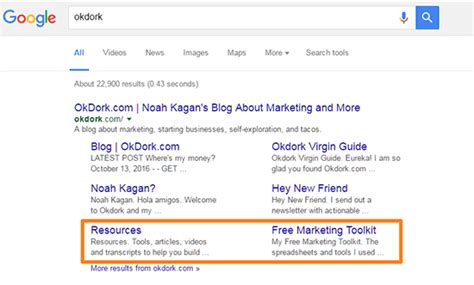 The Definitive Guide To Getting Google Sitelinks In 2018 Blogging Wizard