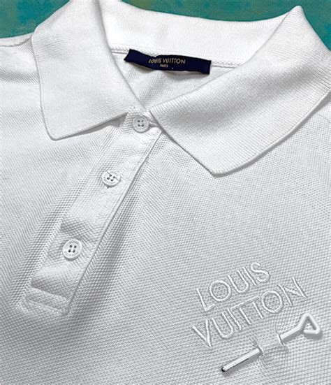 Louis Vuitton Archival Vintage Louis Vuitton Pin Polo T Shirt Buttons