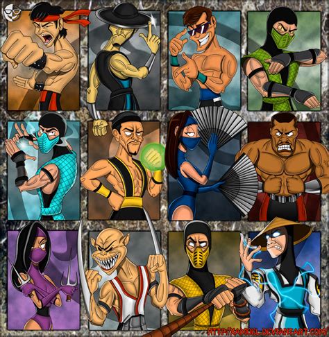 1992 2011 Mortal Kombat Illustrations ~ Somari Comics And Gaming