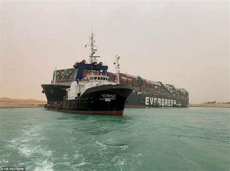 Nave Cargo Blocca Il Canale Di Suez Dago Fotogallery