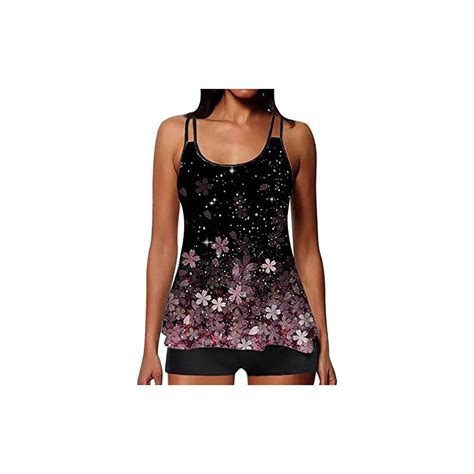 Kkvopiq Bikini Da Donna Set Tankini Da Donna Per La Pancia Per La Spiaggia Per La Spiaggia