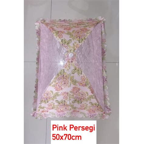 Jual Jos Tudung Saji Lipat Renda Payet Cantik Penutup Makanan