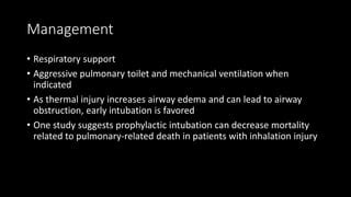 Diagnosis And Management Of Inhalation PPT