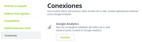 Conectar Google Analytics Con La Herramienta Posicionamiento Seo