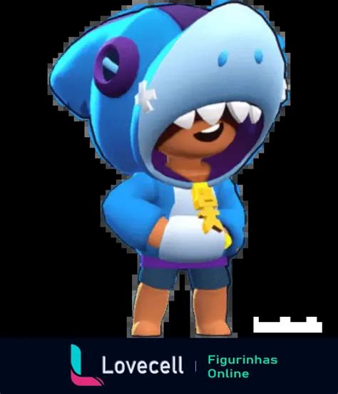 Figurinha Personagem Brawl Stars Roupa De Tubar O Para Whatsapp