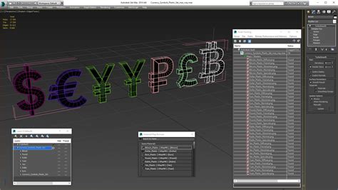 货币符号塑料套 3d模型 49 3ds Blend C4d Fbx Max Ma Lxo Obj Free3d