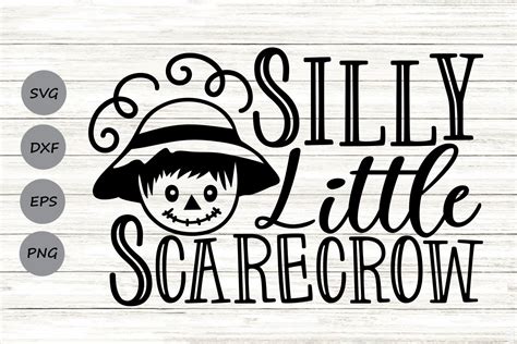 Silly Little Scarecrow Svg Graphic By Cosmosfineart · Creative Fabrica