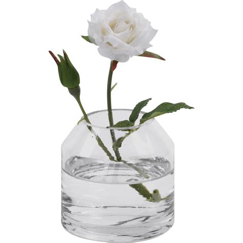 Koyal Wholesale 3 Inch Clear Glass Bud Vases Bulk Set Of 6 Modern Mini