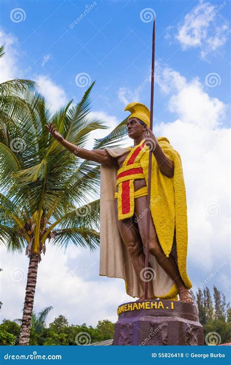 King Kamehameha Statue Stock Photo Image Of Hawaiian 55826418