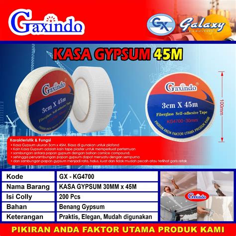 Jual Ms Lakban Kasa Lem Perban Gypsum Fiberglass Perban Plafon Gipsum