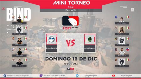 Mini Torneo Premiere Final Zwan Gaming Vs Aztec Esports Match