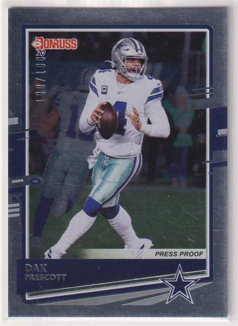 Yahoo Nfl Dak Prescott Panini Donruss Football