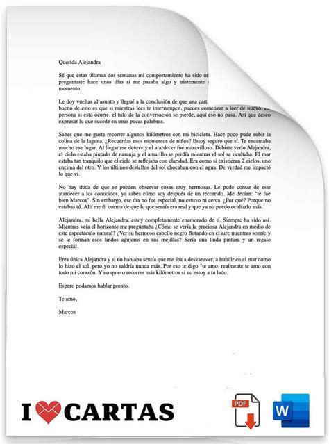 Ejemplo de carta formal para un querido amigo Expresa tu admiración