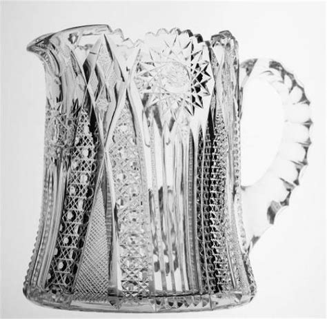 Kelly And Steinman Raleigh Brilliant Cut Glass Pitcher