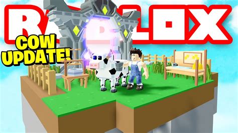 Cow Update Farming Cheese And More Roblox Islands Youtube