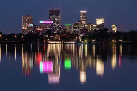 Minneapolis Skyline Lake Calhoun Photograph By Ben Mcgrail Fine Art