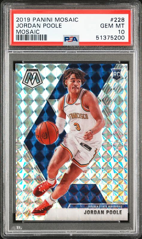 Jordan Poole Mosaic Base Price Guide Sports Card Investor