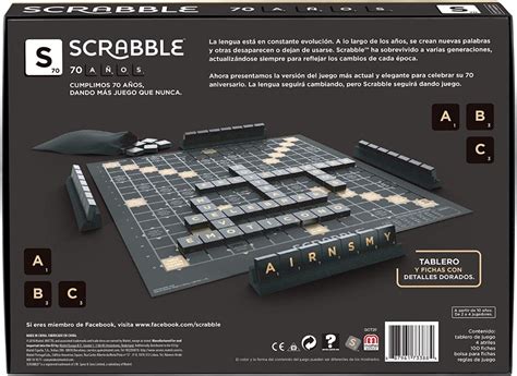 Scrabble Juego De Mesa Original Edicion Especial A Os Mercado Libre