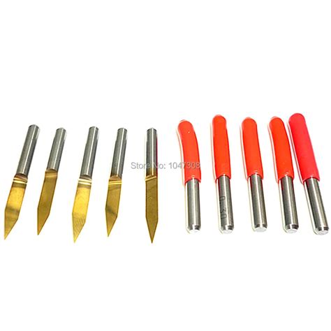 10pcs 30 Degree 02mm Carbide Engraving Bits Ti Cnc Router Bit For