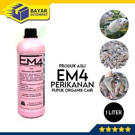 Jual Pupuk Organik Em4 Pink Perikanan Tambak 1 Liter Em 4 Cair