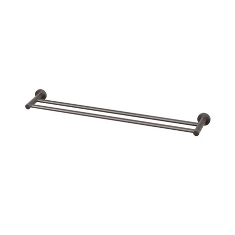 Phoenix Radii Double Towel Rail 800mm Round Plate ABK Supplies