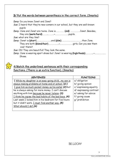 Mid Term Test N Th Forms English Esl Worksheets Pdf Doc