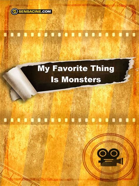 Cartel De La Pel Cula My Favorite Thing Is Monsters Foto Por Un