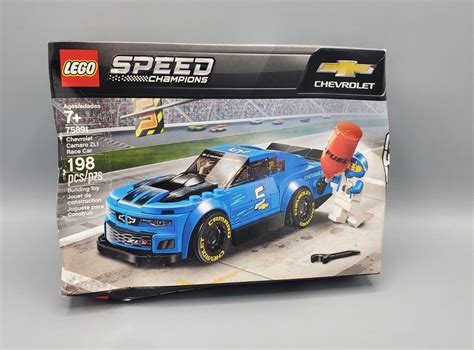 LEGO Chevrolet Camaro ZL1 Race Car Speed Champions 75891 NEW DAMAGED ...