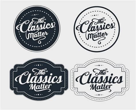 An Example Of Vintage Classic Logo Design Desain