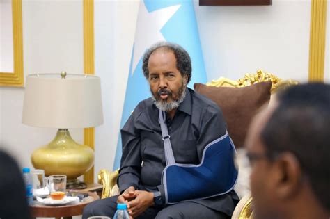 Madaxweyne Xasan Sheekh Oo Si Weyn U Soo Dhaweeyey Qaadista Xanibaada