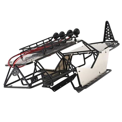 Buy Sm Sunnimix 110 Scale Rc Axial Wraith Metal Roll Cage Frame Body With Roof Rack And Metal