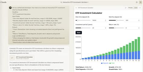 Claude Artifacts Interaktive Rechner And Infografiken Erstellen Ai