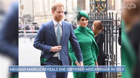 Meghan Markle Reveals She Suffered A Miscarriage In July An ‘almost