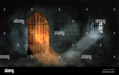 Dungeon background Stock Photo - Alamy