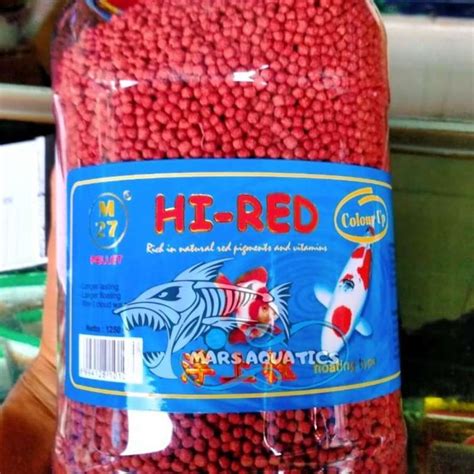 Jual Pelet Ikan Makanan Ikan Koi Ikan Mas Koki Pakan Ikan Hi Red Gr