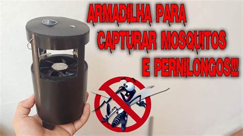 ARMADILHA DE LED PARA CAPTURAR PERNILONGOS E MOSQUITOS YouTube