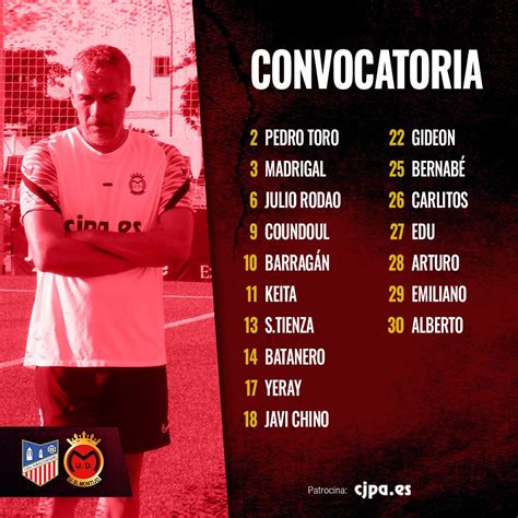 Unión Deportiva Montijo on Twitter Convocatoria de Marrero para el