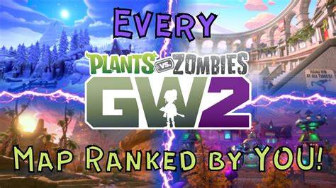 Every Plants Vs Zombies Garden Warfare 2 Map Ranked By You Youtube