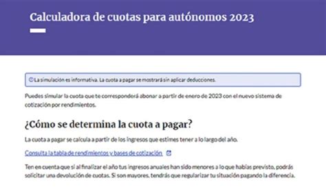 La Seguridad Social Abre Un Simulador Para Que Los Autónomos Puedan