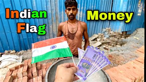 Indian Flag 🇮🇳 Vs Money 💰 Social Experiment Youtube