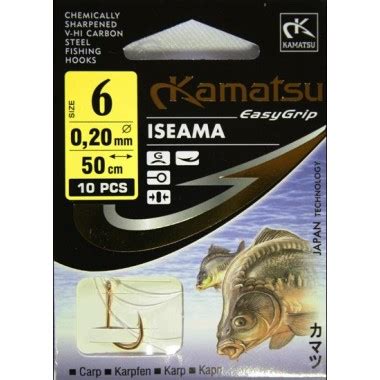 Haczyki Z Przyponem 50 Karp Isema Kamatsu 521800302 Wedkarski