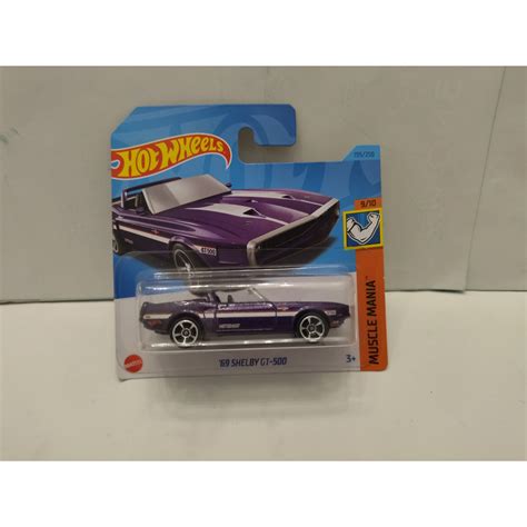 Shelby Gt 500 1969 Convertible Purple 910 Musclemania 164 Hot Wheels Bcn Stock Cars