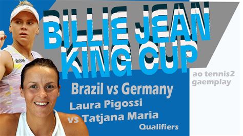 Laura Pigossi Vs Tatjana Maria Billie Jean King Cup