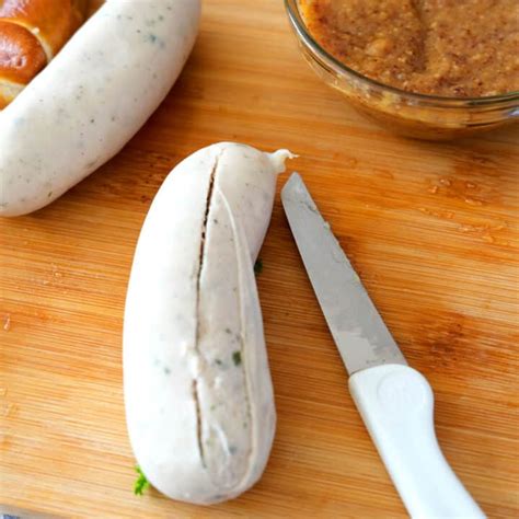 Weisswurst Traditional German White Sausage My Dinner