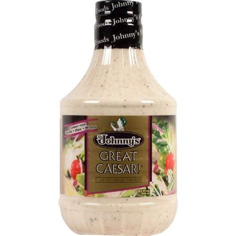 Johnnys Great Caesar Salad Dressing 32 Oz Bottle