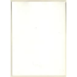 Artistic Nude Natural Blonde Takes Off Blouse Vintage Photo GDR S