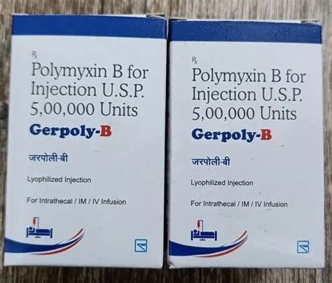 Polymyxin B For Injection Usp Units For Hospital Clinical At Rs