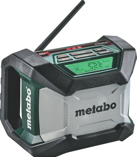 Metabo R 12 18 BT Φορητό Ραδιόφωνο Μπαταρίας με Bluetooth Μαύρο