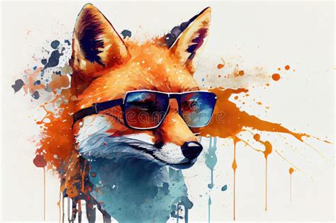 Fox Sunglasses Stock Illustrations 542 Fox Sunglasses Stock