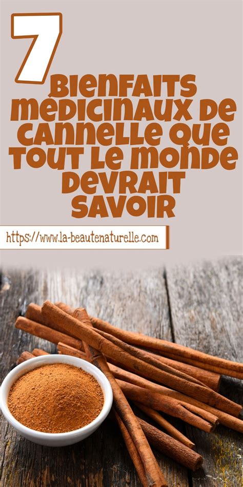 Bienfaits M Dicinaux De Cannelle Que Tout Le Monde Devrait Savoir